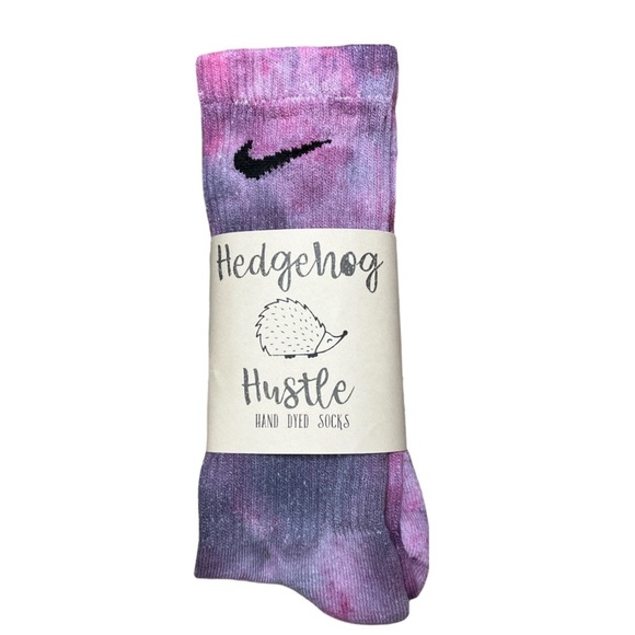 Nike Other - Nike Ice Dyed Galaxy Socks Pink and Grey